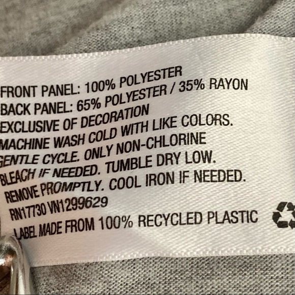 Xhilaration Tank Top Cream and Blue Print and Grey Back Small - Picture 8 of 9